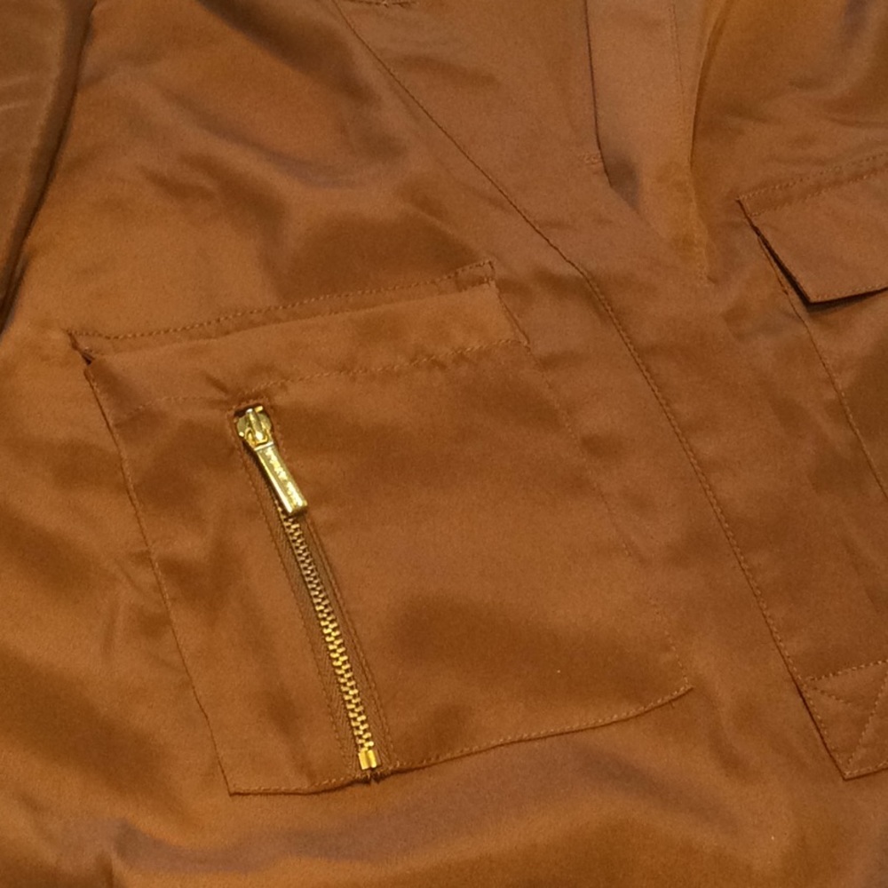 Michael Michael Kors Caramel Brown Blouse - Small - Picture 6 of 16
